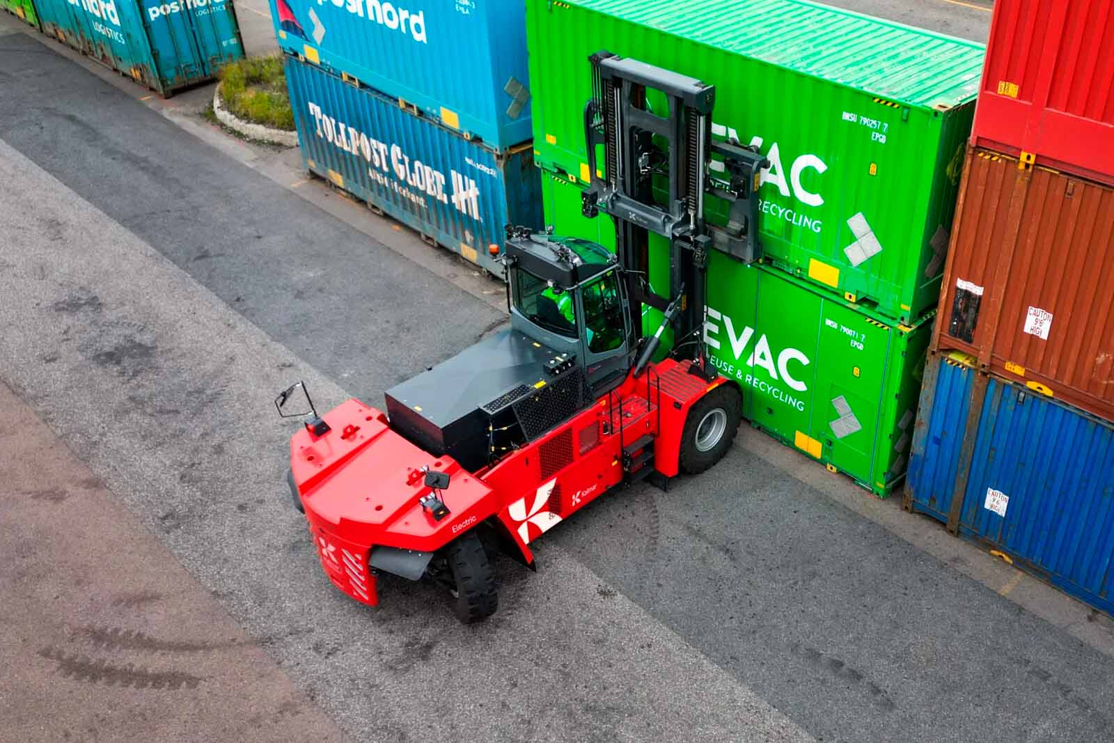 Kalmar gaffeltruck heavy el