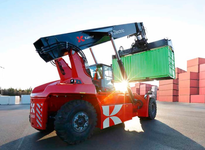 Kalmar elektrisk reachstacker