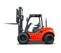 Heli G3 terrængående 3,5 ton gaffeltruck fra siden